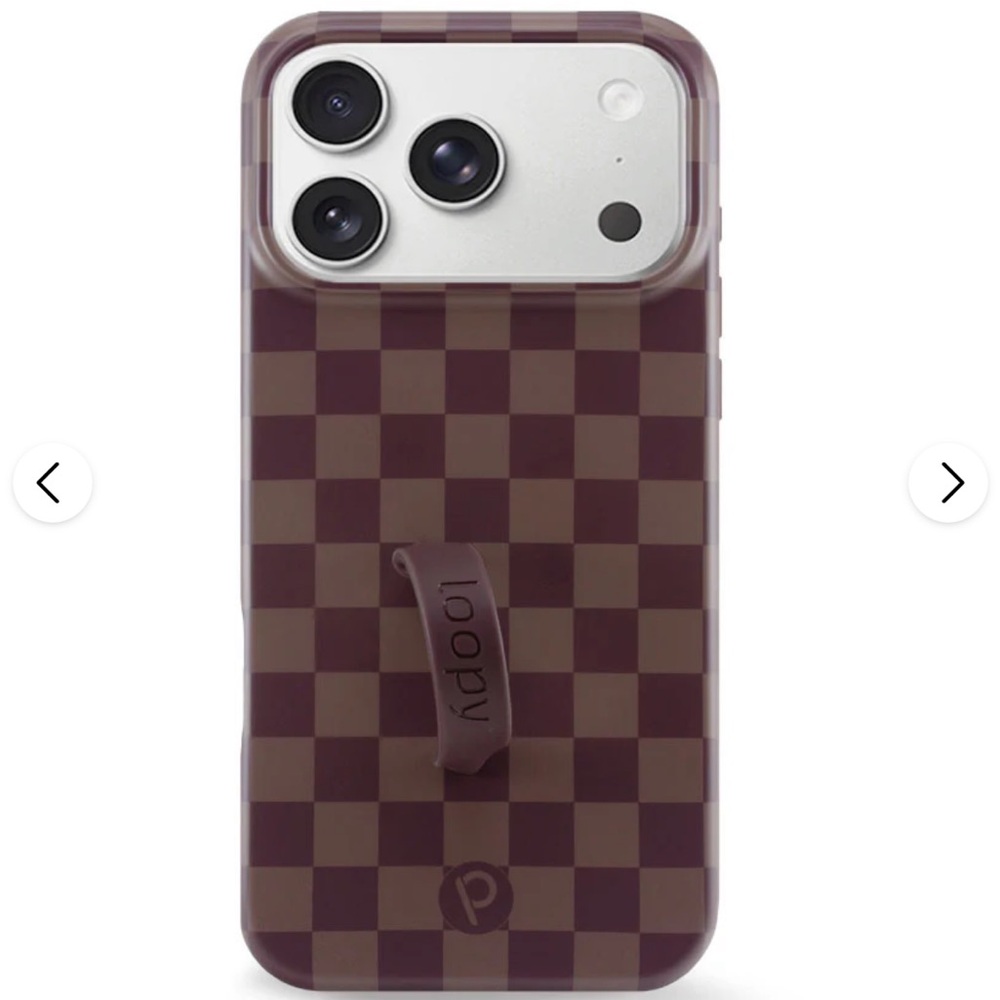 Loopy Case Cocoa Checkered- NEW